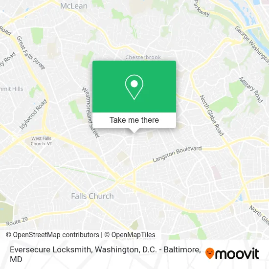 Eversecure Locksmith map