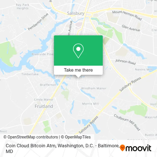 Coin Cloud Bitcoin Atm map
