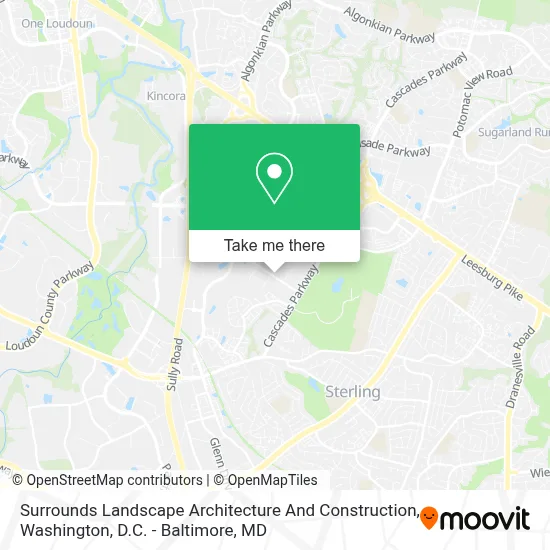 Surrounds Landscape Architecture And Construction map