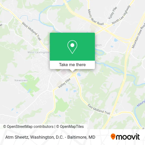 Atm Sheetz map