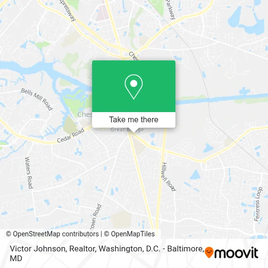 Victor Johnson, Realtor map