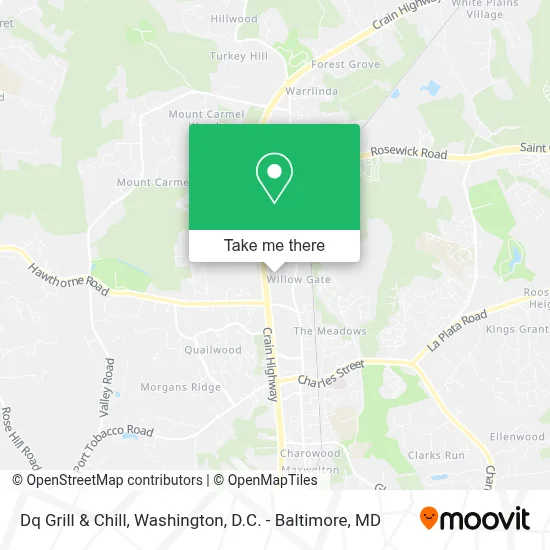 Dq Grill & Chill map