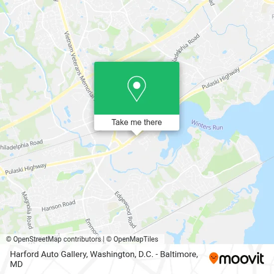 Harford Auto Gallery map