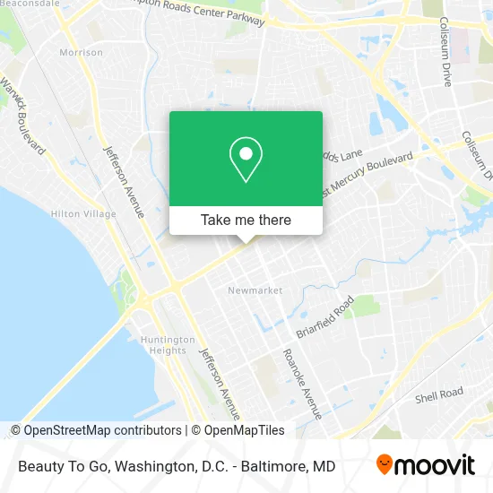 Beauty To Go map
