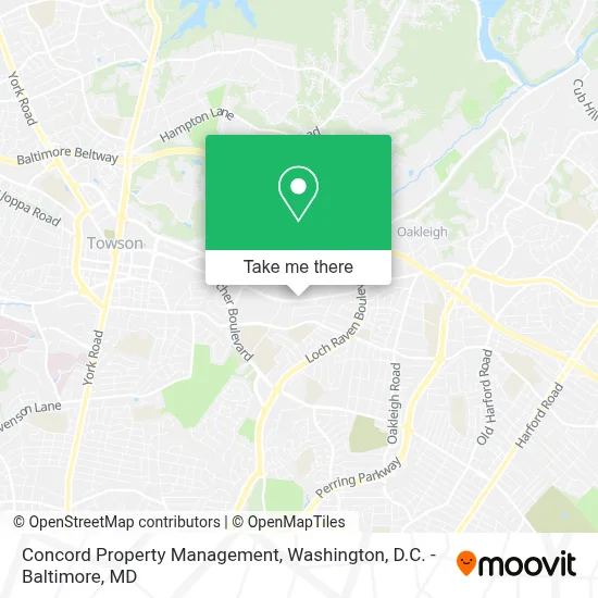 Concord Property Management map