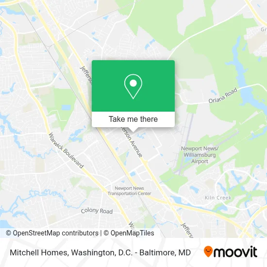 Mitchell Homes map