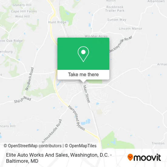 Elite Auto Works And Sales map
