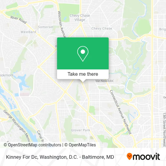 Kinney For Dc map