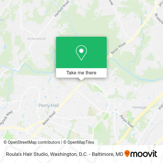 Roula's Hair Studio map