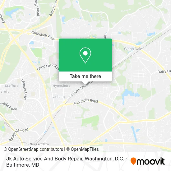 Jk Auto Service And Body Repair map
