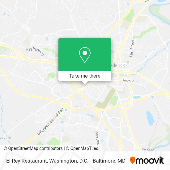 El Rey Restaurant map