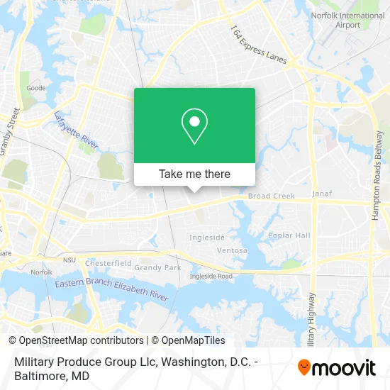 Military Produce Group Llc map