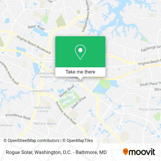 Rogue Solar map