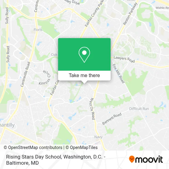 Rising Stars Day School map