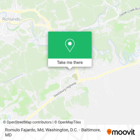 Romulo Fajardo, Md map
