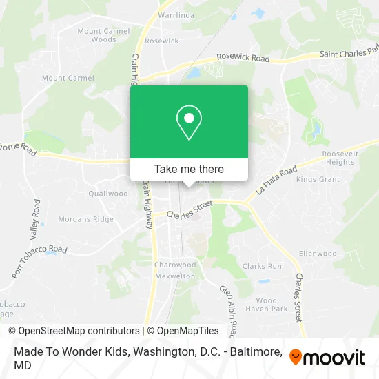 Made To Wonder Kids map