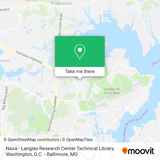 Nasa - Langley Research Center Technical Library map