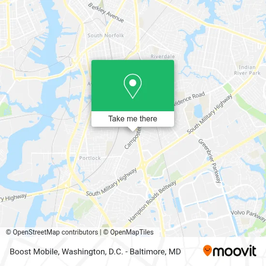 Boost Mobile map