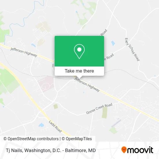 Tj Nails map