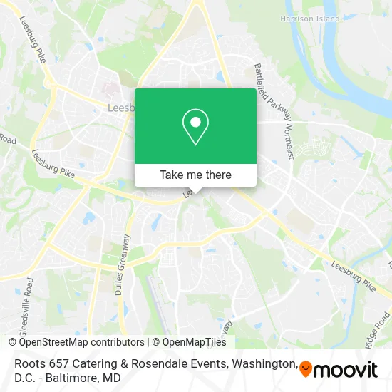 Roots 657 Catering & Rosendale Events map