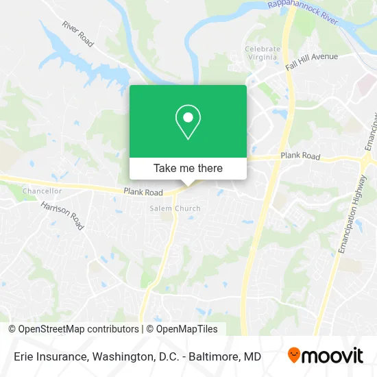 Erie Insurance map