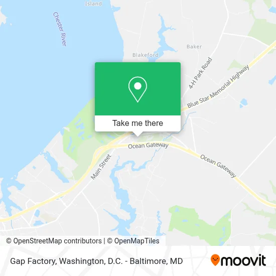 Gap Factory map
