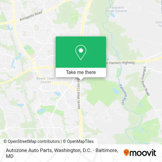 Autozone Auto Parts map