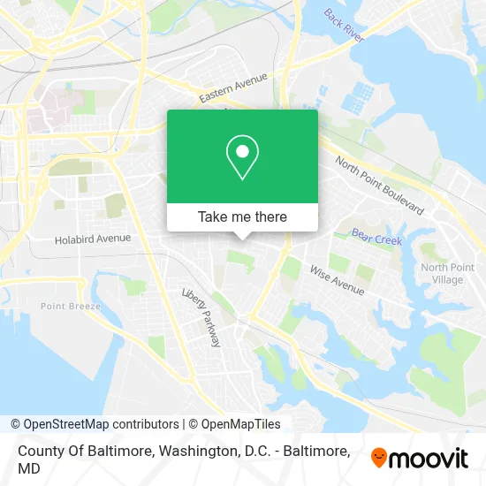 County Of Baltimore map