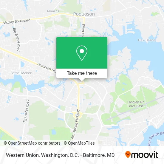 Western Union map