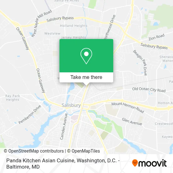 Panda Kitchen Asian Cuisine map