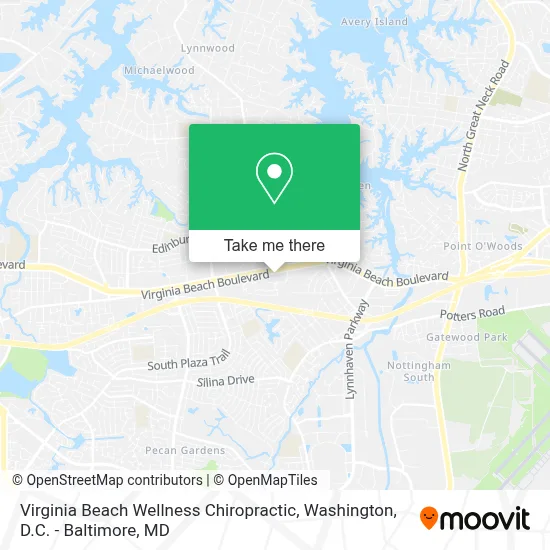 Virginia Beach Wellness Chiropractic map