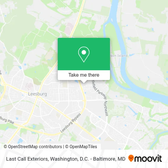 Last Call Exteriors map
