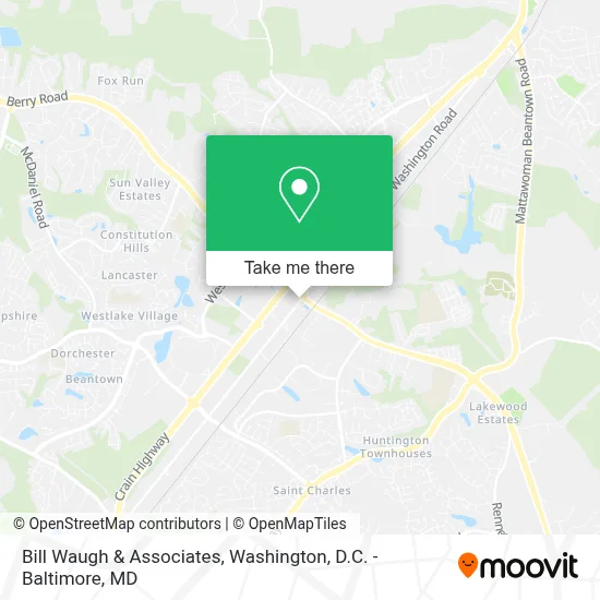 Bill Waugh & Associates map