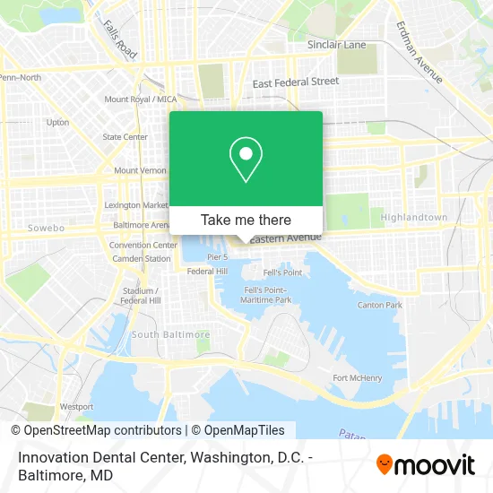 Innovation Dental Center map