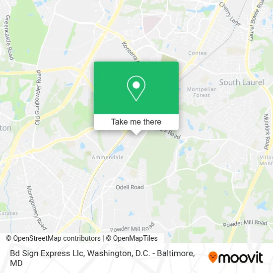 Bd Sign Express Llc map