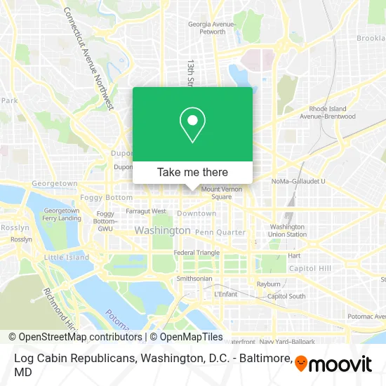 Log Cabin Republicans map