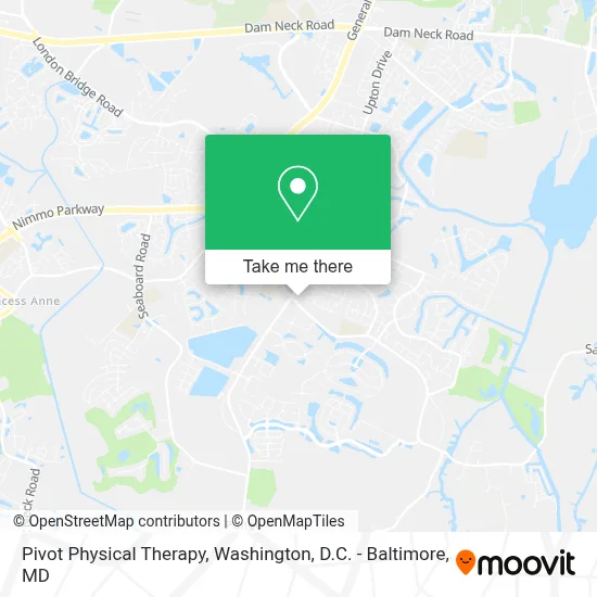 Pivot Physical Therapy map