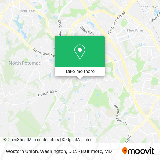 Western Union map