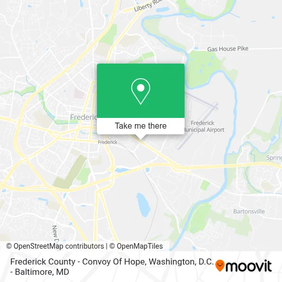 Frederick County - Convoy Of Hope map