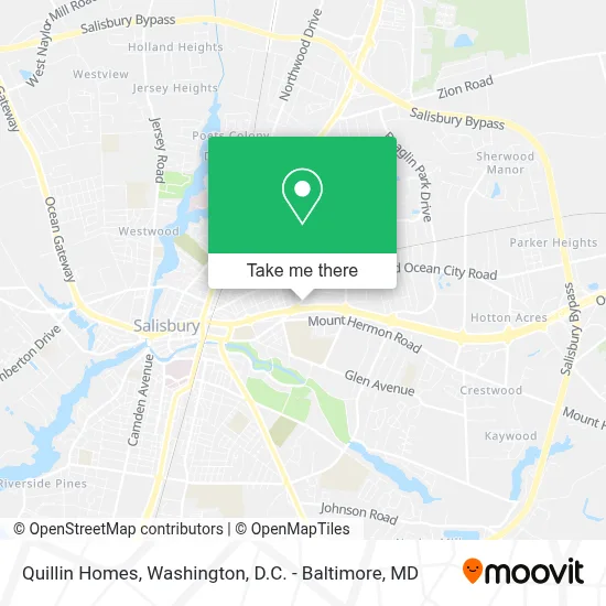 Quillin Homes map