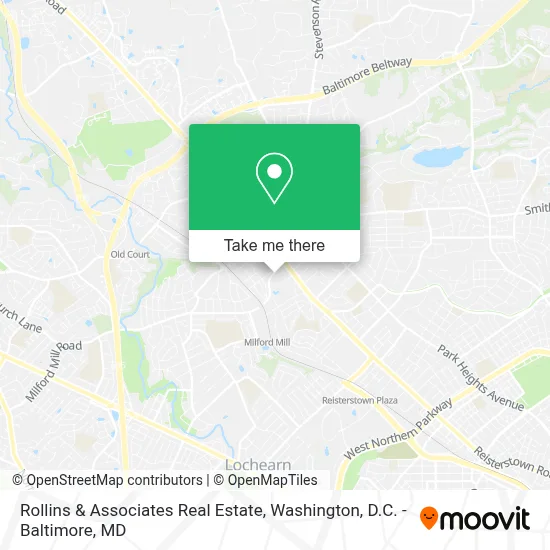 Rollins & Associates Real Estate map