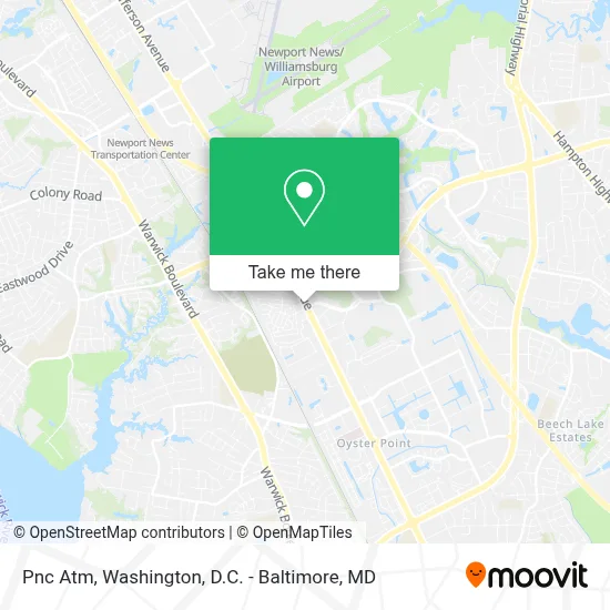 Pnc Atm map