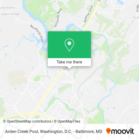 Arden Creek Pool map