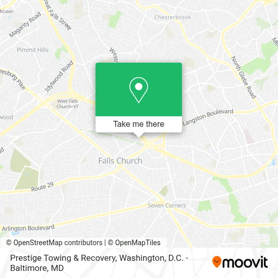 Prestige Towing & Recovery map