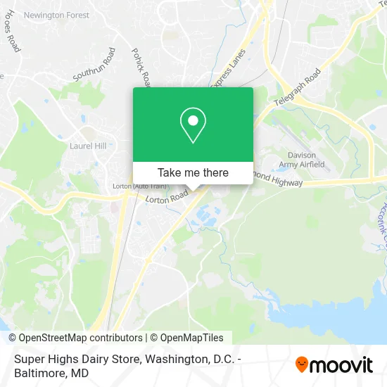 Super Highs Dairy Store map