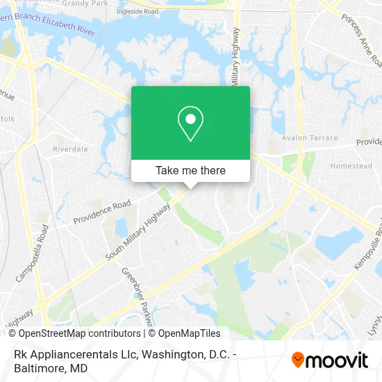 Rk Appliancerentals Llc map