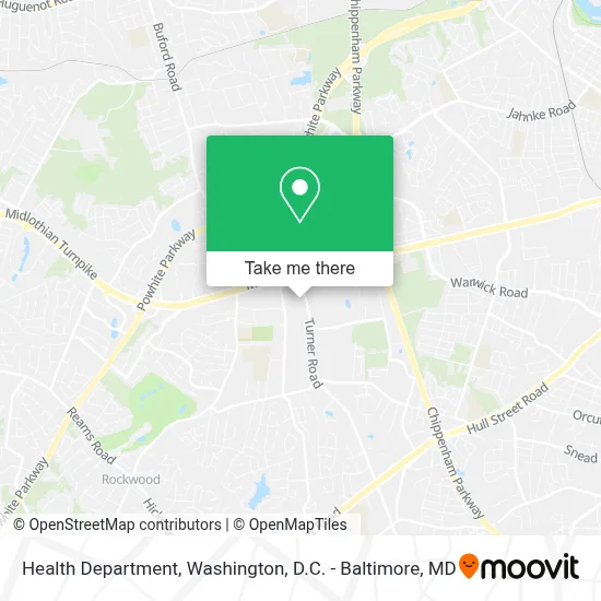 Health Department map