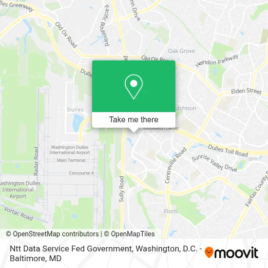 Ntt Data Service Fed Government map