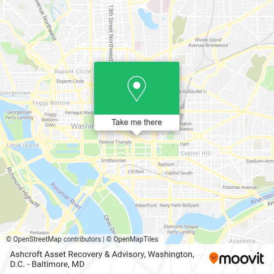 Ashcroft Asset Recovery & Advisory map
