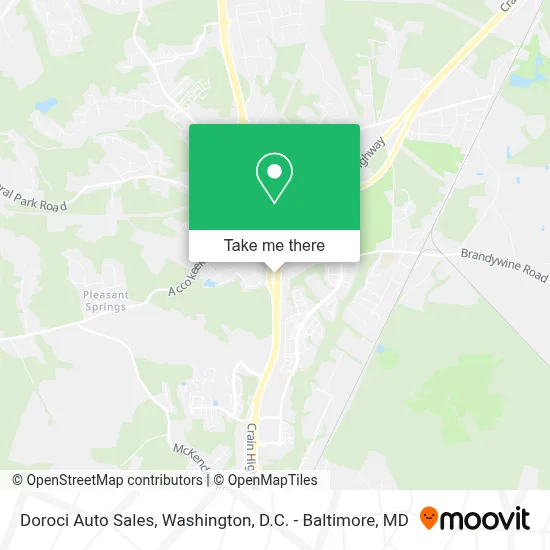 Doroci Auto Sales map